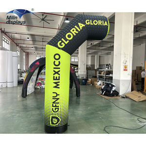 Medio arco inflable personalizado, arco de carreras de marca con pancarta, evento deportivo, Pilar publicitario, columna de aire de línea de inicio de Maratón - Product Image 6