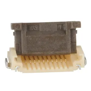 FH12-10S-0.5SH(55) ZIF Flip Lock Brown Connector 0.50mm Pitch FH12 Series