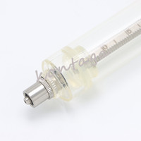 Seringue d'injection vétérinaire KTG11061 10ml 20ml 30ml 50ml, seringue en plastique réglable avec écrou doseur, seringue pistolet TPX
