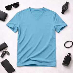 T-shirt pour homme 100% coton, col rond, manches courtes, poids du tissu 180 grammes, méthode de tissage non tissé - Product Image 6