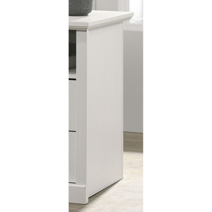 Elettra 22 In <b>White</b> 2 Drawer Nightstand <b>Bedside</b> Table With Usb Ports - Product Image 5