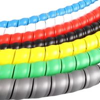 Funda protectora para cables de plástico PP, organizador de cables, funda de prensado de cuerda de 8mm, tubo de cubierta protectora para cables