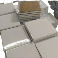 Sous-verres en céramique blancs modernes, irréguliers, avec support en liège, pour sublimation personnalisée, impression DIY, vente en gros usine pour la maison