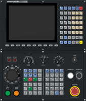 Panneau de commande électrique horizontal automatique CNC 10 axes FINGER avec écran LCD 10,4 pouces, contrôleur CNC manuel USB RT Linux, garantie 3 ans