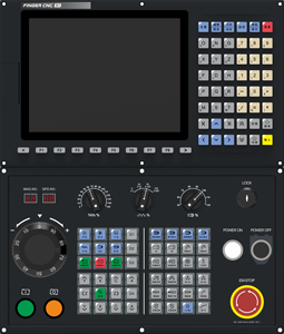 Regulador manual horizontal automático del <span class=keywords><strong>CNC</strong></span> del <span class=keywords><strong>Usb</strong></span> del panel de control eléctrico para dar vuelta - Product Image 1
