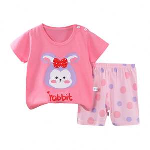 Nouvelle arrivée 2-7 ans enfants dessin animé impression pyjamas vente en gros coton filles vêtements ensembles pour 150 - Product Image 2