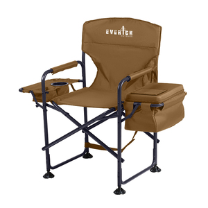 Silla Ligera de Aluminio para Camping, Silla Plegable de Director con Mesa Lateral de Aluminio, Bolsa de Almacenamiento, Silla para Playa y Picnic - Product Image 6