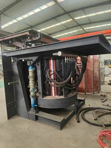 Four industriel 250kg 300kg 500kg 750kg 1T 2T 3ton Fonderie Acier/Aluminium Métal Fer Fusion Électrique Induction - Product Image 5