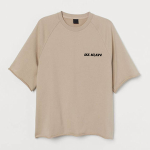 Camisetas de diseñador para hombre, de hombro caído, holgadas, extragrandes, lisas, de gramaje alto, estilo streetwear, 100% algodón, de corte cuadrado - Product Image 1