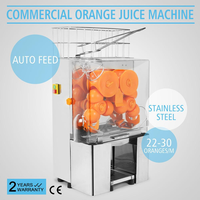 Machine à jus de fruits frais automatique en vente chaude, extracteur de jus d'agrumes, presse-agrumes, distributeur de jus d'orange