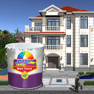 Peinture acrylique liquide pour revêtement mural intérieur/extérieur, texture floquée, peinture artistique pour fond mural - Product Image 5