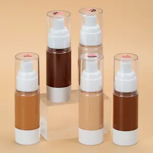 Natural Face Maquiagem Líquida Private Label Foundation Matte Waterproof Liquid Foundation Para Pele Oleosa