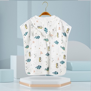 Petite <span class=keywords><strong>cape</strong></span> <span class=keywords><strong>de</strong></span> bain en coton pour bébé et enfant, avec capuche, motif dessin animé, super douce, absorbante, imprimée, 60x120cm - Product Image 5