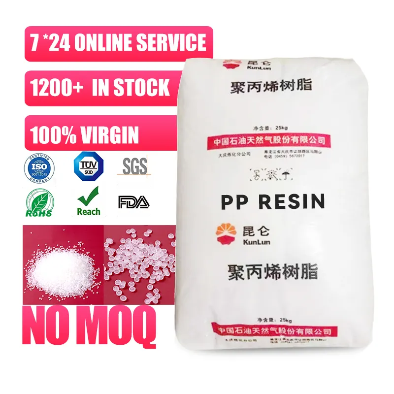 Polipropilene PP granuli di materia prima 100% vergine polipropileno Pp Mfi 1300 1500 1800 Pp 25kg