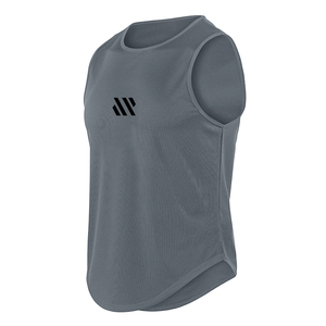 Camiseta sin mangas personalizada, camisetas sin mangas para hombre, material de malla de entrenamiento sin mangas, secado rápido, atlético, para correr, gimnasio, Playa muscular - Product Image 1