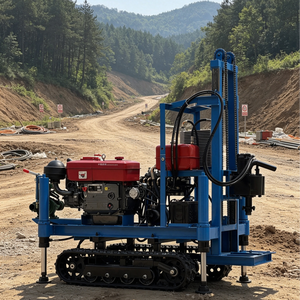 Plataforma <span class=keywords><strong>de</strong></span> Perforación <span class=keywords><strong>de</strong></span> Pozos <span class=keywords><strong>de</strong></span> Agua sobre Orugas HR-150C para Prevención <span class=keywords><strong>de</strong></span> Incendios Forestales, Perforación <span class=keywords><strong>de</strong></span> Tuberías <span class=keywords><strong>de</strong></span> 50/60 mm, Peso <span class=keywords><strong>de</strong></span> 900 kg, para Basalto - Product Image 2