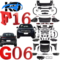 Kit de conversion X6 F16 2015-2019 pour mise à niveau vers G06 X6M 2024, kit carrosserie, ensemble de lifting, pare-chocs modifié pour BMW X6 X6M