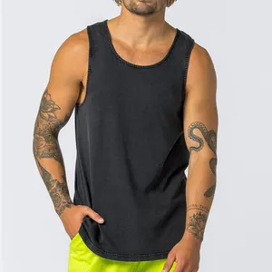 Popular Summer High Quality Nylon Spandex Sleeveless Shirt Breathable Training Sport Clothes Fitness Tank Top for Men