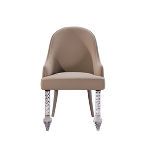 Sillas de Comedor de Lujo Importadas con <span class=keywords><strong>Plumón</strong></span> de Ganso, Patas de Madera Maciza, Estilo <span class=keywords><strong>Nórdico</strong></span> Moderno, Tapizadas, para Cocina y Comedor - Product Image 1