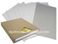 Le panneau duplex de papier de 250gsm 300gsm 350 gsm 400gsm un côté a enduit le carton blanc
