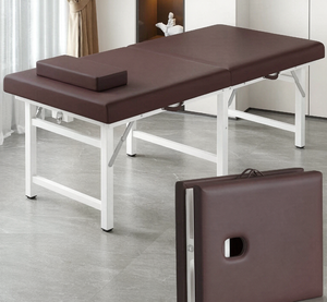 Table de massage pliable – Lit de spa portable avec étui de transport, pour salon professionnel et usage domestique, table de moxibustion et de chiropratique - Product Image 1