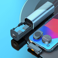 Mikrofon Lapel Magnetik S53 Peredam Kebisingan Nirkabel untuk Siaran Langsung dan Perekaman Video Pendek
