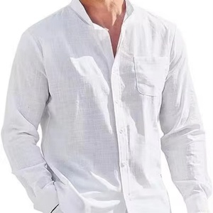 ชุดกีฬาฤดูร้อนปี 2025 ชุดลำลองชายหาดผู้ชาย เสื้อแขนยาว กางเกงขายาว ชุดทำงาน ชุดสองชิ้น - Product Image 1