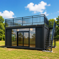 Maison modulaire préfabriquée à prix bas, design moderne, panneaux sandwich en acier, assemblage rapide, maisons préfabriquées mobiles en conteneurs à vendre