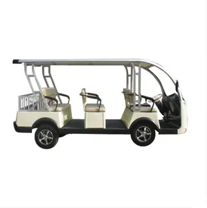 <span class=keywords><strong>Mini</strong></span> autobús turístico eléctrico abierto eléctrico de lujo y autobús de traslado de 8 pasajeros en coche - Product Image 3