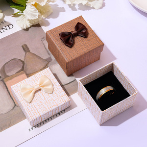Kotak Perhiasan Dua Bagian Mewah untuk Cincin dan Anting, Kotak Kemasan Grosir dengan Logo Cetak Kustom - Product Image 2