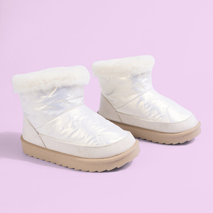 Stivali da Neve Luccicanti per Bambine, <span class=keywords><strong>Stivaletti</strong></span> Antiscivolo da Esterno per Bambine 4-6 Anni, Vendita all'Ingrosso Personalizzata - Product Image 2