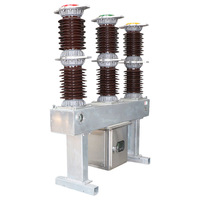 Interruptor de circuito de hexafluoruro de azufre de 35KV LW8-40.5/1600-31.5 1600A 50Hz para exteriores, interruptor de gas SF6 de alta tensión con tanque de potencia