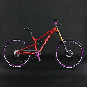 Usine directe 24/26 pouces descente <span class=keywords><strong>vtt</strong></span> vélo de <span class=keywords><strong>course</strong></span> système de frein à disque hydraulique 10 vitesses fourche en acier pédale ordinaire - Product Image 2