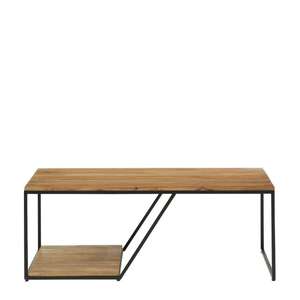Table basse en bois massif de style industriel moderne, fabriquée à la main, durable, écologique, portable, décorative, meubles de salon, vente en gros - Product Image 1