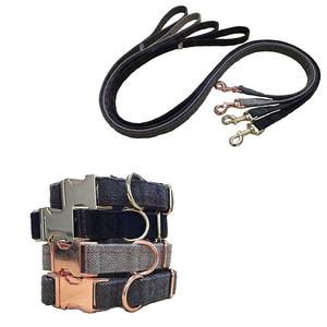 Correa de cuello de perro de algodón con logotipo impreso personalizado de moda premium al por mayor - Product Image 1