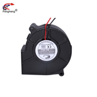 Ventilateur centrifuge à haute CFM 7530 75*75*30mm moteur à courant continu 12V 24V 48V ventilateur de refroidissement à grande vitesse