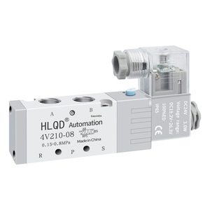 Válvula Solenoide Neumática de Control de Cilindro de Aire de 2 Posiciones y 5 Vías, 24V 220V 4V210 <span class=keywords><strong>08</strong></span>, en Stock - Product Image 5