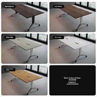 HYZ-235X Bureau de conférence pliable en L, table de formation, bureau d'étude, table à manger extensible de 240 cm, mobile et modulaire