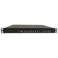 Appliance de sécurité pare-feu réseau industriel 1U en rack, 12 ports 2.5G, 4 ports 10G SFP+ avec IDS IPS pour SD-WAN d'entreprise au niveau du périphérique