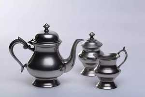 Ensemble de théière moderne en laiton pour décoration de maison et d'hôtel, couleur noire, design élégant, ensemble de théière en laiton, café, thé et expresso - Product Image 3