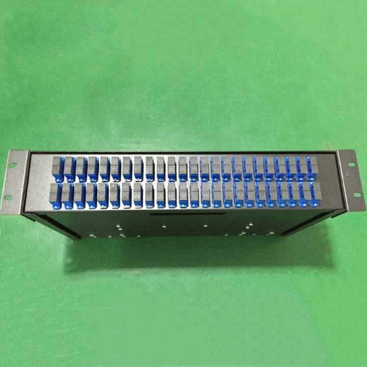Fiber Optic Patch Panel Rack Mount - 96 LC FO Patch Panel