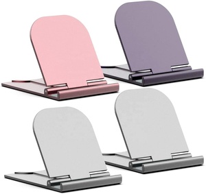 Universal Plastic Mobile Phone Stand For Desk Adjusetable Desktop Cellphone Holder Foldable Phone Accesories