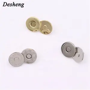 Bán Buôn Túi Vàng Phụ Kiện Vải Từ Snap Đinh Tán Khóa Túi Xách Nút Nam Châm - Product Image 4