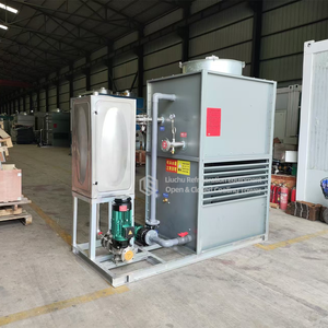 Tour d'évaporation à circuit fermé en FRP, <span class=keywords><strong>solutions</strong></span> CVC pour les usines de fabrication, système de traitement de l'eau à flux croisé, ventilateur - Product Image 4