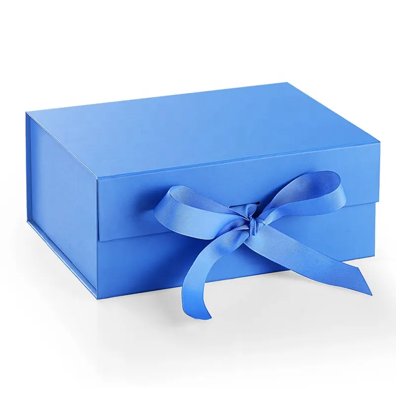 Chengruo OEM Cajas Personalizada Foldable चुंबकीय बंद उपहार कागज बॉक्स के साथ कस्टम उपहार पैकेजिंग सामग्री रिबन