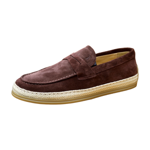 Vintage donkerbruine leren mocassins handgemaakte stijl heren rijloafers - Product Image 4