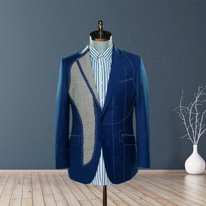 Trajes de Hombre de Diseño Especial, Chaquetas de Traje a la Moda, Nuevo Estilo, Lana, Trajes Completos con Forro de Lona - Product Image 1