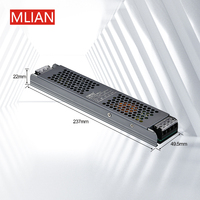 Alimentation à découpage AC/DC personnalisée en usine 12V/24V pour éclairage LED, transformateur intérieur 60W-500W, alimentation à découpage SMP pour l'industrie 1A 2A 3A