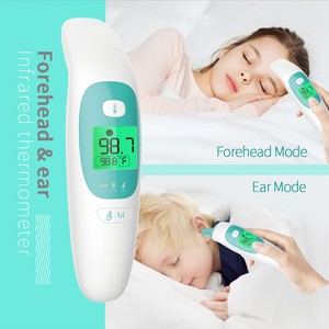Thermomètre numérique infrarouge 3-en-1 approuvé MDR pour oreille et front, enfants et adultes, écran LCD, garantie 12 mois, classe <span class=keywords><strong>AOJ</strong></span> - Product Image 2
