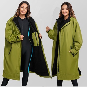 Manteau froid extérieur peignoir d'entraînement de natation amélioré Winter Surf <span class=keywords><strong>plongée</strong></span> serviette cape chaude <span class=keywords><strong>Poncho</strong></span> - Product Image 3